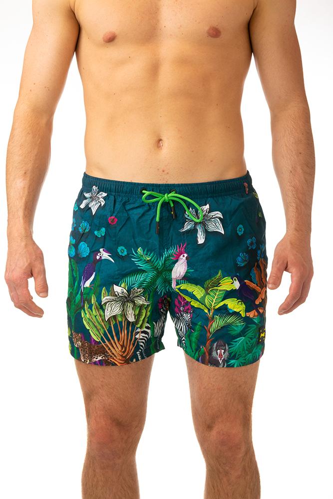 BOXER MOLLA UOMO VERDE FK24-2051 X05 FXXK